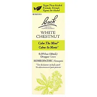 Bach, Original Flower Remedies, White Chestnut, 0.35 fl oz (10 ml)