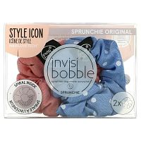 Invisibobble, Sprunchie Original, Dots It/No Morals But Corals, 2 Pack