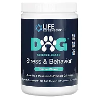 Life Extension, Dog, Stress &amp; Behavior, Bacon, 120 Soft Chews, 16.9 oz (480 g)