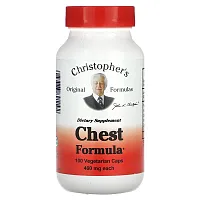 Christopher&#x27;s Original Formulas, Chest Formula, 460 mg, 100 Vegetarian  Caps