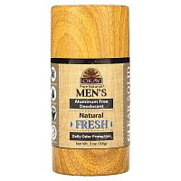 Okay Pure Naturals, Men&#x27;s Aluminum Free Deodorant, Natural Fresh, 3 oz (85 g)