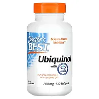 Doctor&#x27;s Best, Ubiquinol with Kaneka, 200 mg, 120 Softgels