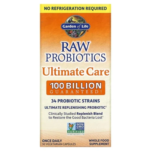 Garden of Life, RAW Probiotics Ultimate Care, 30 Vegetarian Capsules