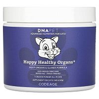 Codeage, DNA Pet, Happy Healthy Organs, Multi Organs &amp; Glands Formula, For Cats, 1.48 oz (42 g)