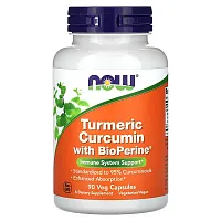 NOW Foods, Turmeric Curcumin with BioPerine, 90 Veg Capsules