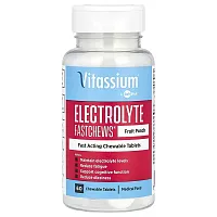 Vitassium, Electrolyte FastChews®, Fruit Punch , 60 Chewable Tablets