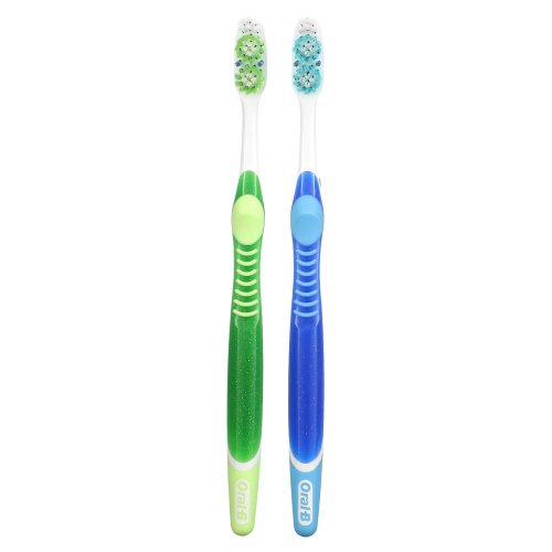 Oral-B, 3D White, Vivid Toothbrush, Medium, 2 Pack фото 3