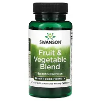 Swanson, Fruit &amp; Vegetable Blend, 60 Veggie Capsules