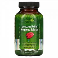 Irwin Naturals, Menstrual Relief Hormone Balance, 84 мягких желатиновых капсулы с жидкостью