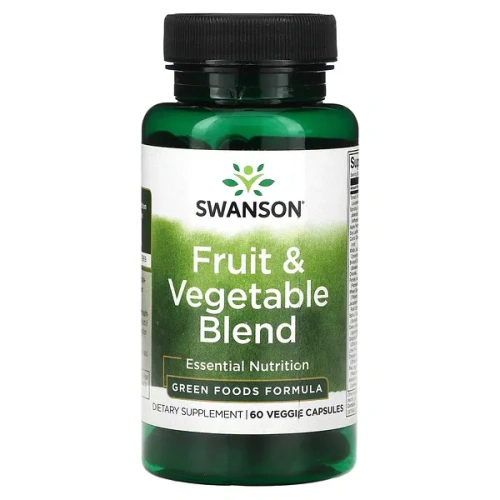 Swanson, Fruit &amp; Vegetable Blend, 60 Veggie Capsules