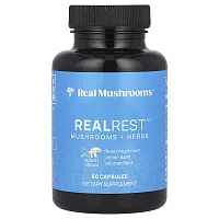 Real Mushrooms, RealRest™, Mushrooms + Herbs, 60 Capsules