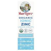 MaryRuth&#x27;s, Organic Ionic Zinc Liquid Drops, Unflavored, 4 fl oz (120 ml)