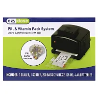 Ezy Dose, Pill &amp; Vitamin Pack System, 1 Set