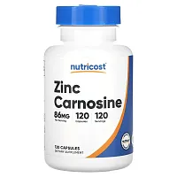 Nutricost, Zinc Carnosine, 86 mg, 120 Capsules