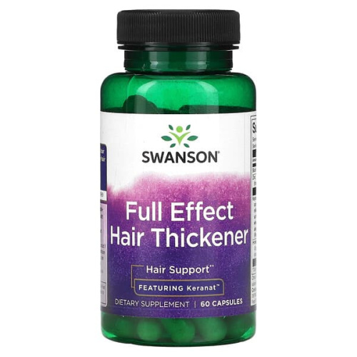 Swanson, Full Effect Hair Thickener, 60 Capsules