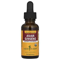 Herb Pharm, Asian Ginseng, Alcohol-Free, 1 fl oz (30 ml)