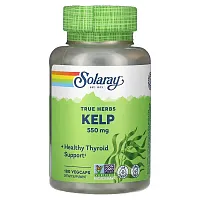 Solaray, True Herbs, Kelp, 550 mg, 180 VegCaps