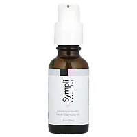 Sympli Beautiful, Illuminating Antioxidant Facial Cleansing Oil, with Argan, Marula, Rosehip &amp; Orange Oil, 1 fl oz (30 ml)