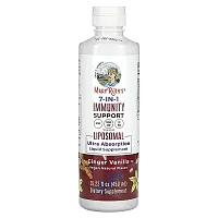 MaryRuth&#x27;s, 7-in-1 Immunity Support Liposomal, Ultra Absorption, Ginger Vanilla, 15.22 fl oz (450 ml)