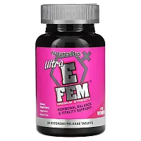 NaturesPlus, Ultra E Fem For Women, Maximum Strength, 90  Extended Release Tablets