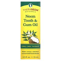 Organix South, TheraNeem Naturals, масло Ним для зубов и десен, лечебная гигиена полости рта, 0.,5 ж. унц. (15 мл)