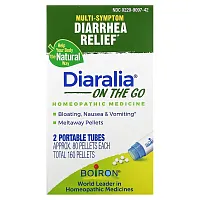 Boiron, Diaralia On The Go, 2 Portable Tubes, Approx. 80 Pellets Each