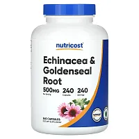 Nutricost, Echinacea &amp; Goldenseal Root, 500 mg, 240 Capsules