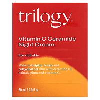 Trilogy, Vitamin C Ceramide Night Cream, 2 fl oz (60 ml)