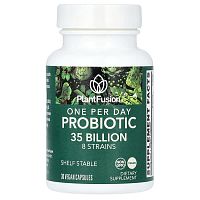 PlantFusion, One Per Day Probiotic, 35 Billion, 30 Vegan Capsules