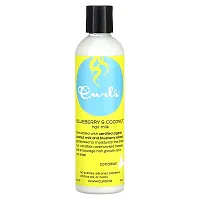 Curls, Blueberry &amp; Coconut Hair Milk, 8 fl oz (236  ml)