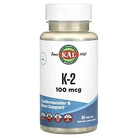 KAL, K-2, 100 mcg, 60 VegCaps