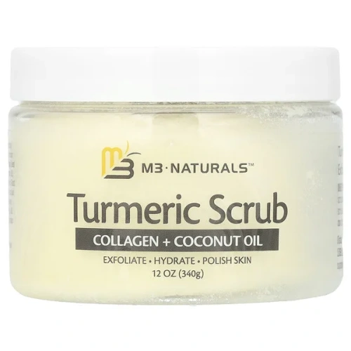 M3 Naturals, Turmeric Scrub, 12 oz (340 g)