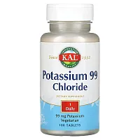 KAL, Potassium 99 Chloride, 99 mg, 100 Tablets