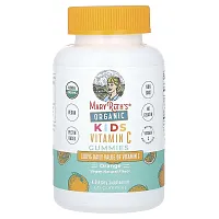 MaryRuth&#x27;s, Organic Kids Vitamin C Gummies, Orange, 90 mg, 60 Gummies (45 mg Per Gummy)