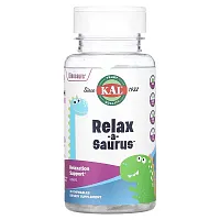 KAL, Dinosaurs, Relax-a-Saurus, Grape, 30 Chewables