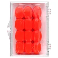 Ezy Dose, Kids, Soft Silicone Ear Plugs, Orange, 6 Pairs + Case