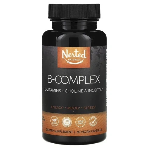 Nested Naturals, B-Complex, 60 Vegan Capsules