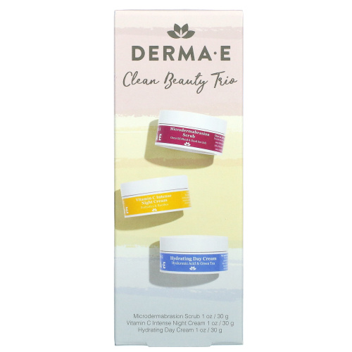 Derma E, Clean Beauty Trio, набор из 3 предметов фото 2