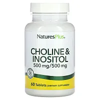 NaturesPlus, Choline &amp; Inositol, 60 Tablets