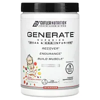 Cutler Nutrition, Generate, Superior BCAA &amp; EAA Infusion, Sour Rainbow Candy, 12.95 oz (367 g)