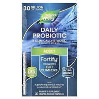 Nature&#x27;s Way, Fortify, Daily Probiotic, Adult, 30 Billion CFU, 30 Delayed-Release Capsules