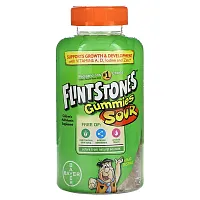 Flintstones, Children&#x27;s Multivitamin, Sour Gummies, 180 Gummies