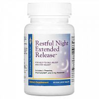 Whitaker Nutrition, Расширенный выпуск Restful Night, 30 двухслойных таблеток