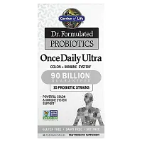 Garden of Life, Dr. Formulated Probiotics, Once Daily Ultra, 90 Billion, 30 Vegetarian Capsules