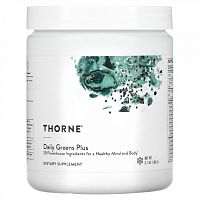 Thorne Research, Daily Greens Plus, ежедневная добавка с зеленью, 189 г (6,7 унции)