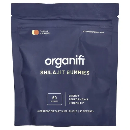 Organifi, Shilajit Gummies, Vanilla Cinnamon, 60 Gummies