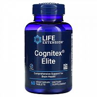 Life Extension, Cognitex Elite, 60 вегетарианских таблеток