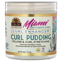 Okay Pure Naturals, Miami South Beach Curls, Curl Pudding, 6 oz (170 g)