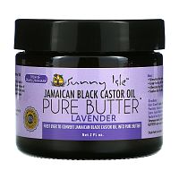 Sunny Isle, Jamaican Black Castor Oil, Pure Butter, Lavender, 2 fl oz