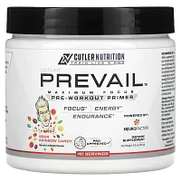 Cutler Nutrition, Prevail, Pre-Workout Primer, Sour Rainbow Candy, 9.8 oz (280 g)